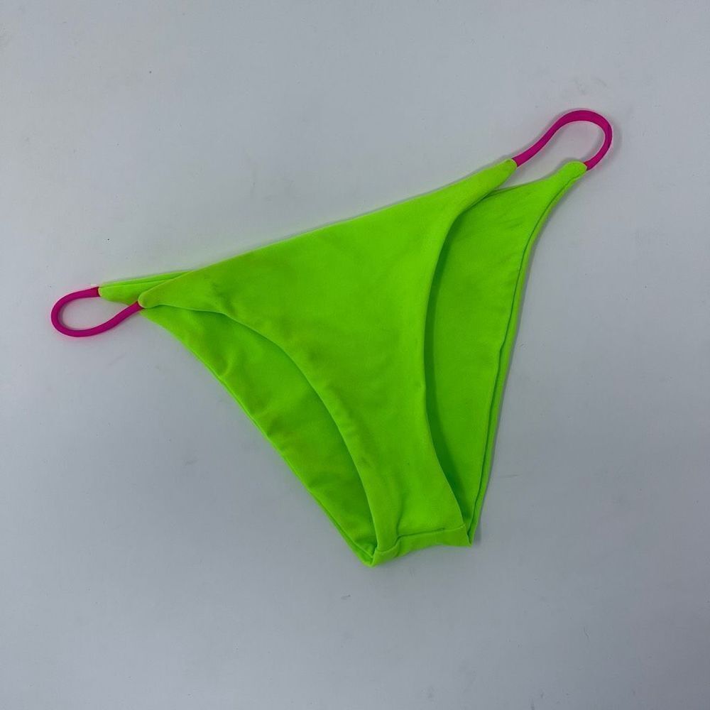 Same Swim Neon String Bikini Sz S